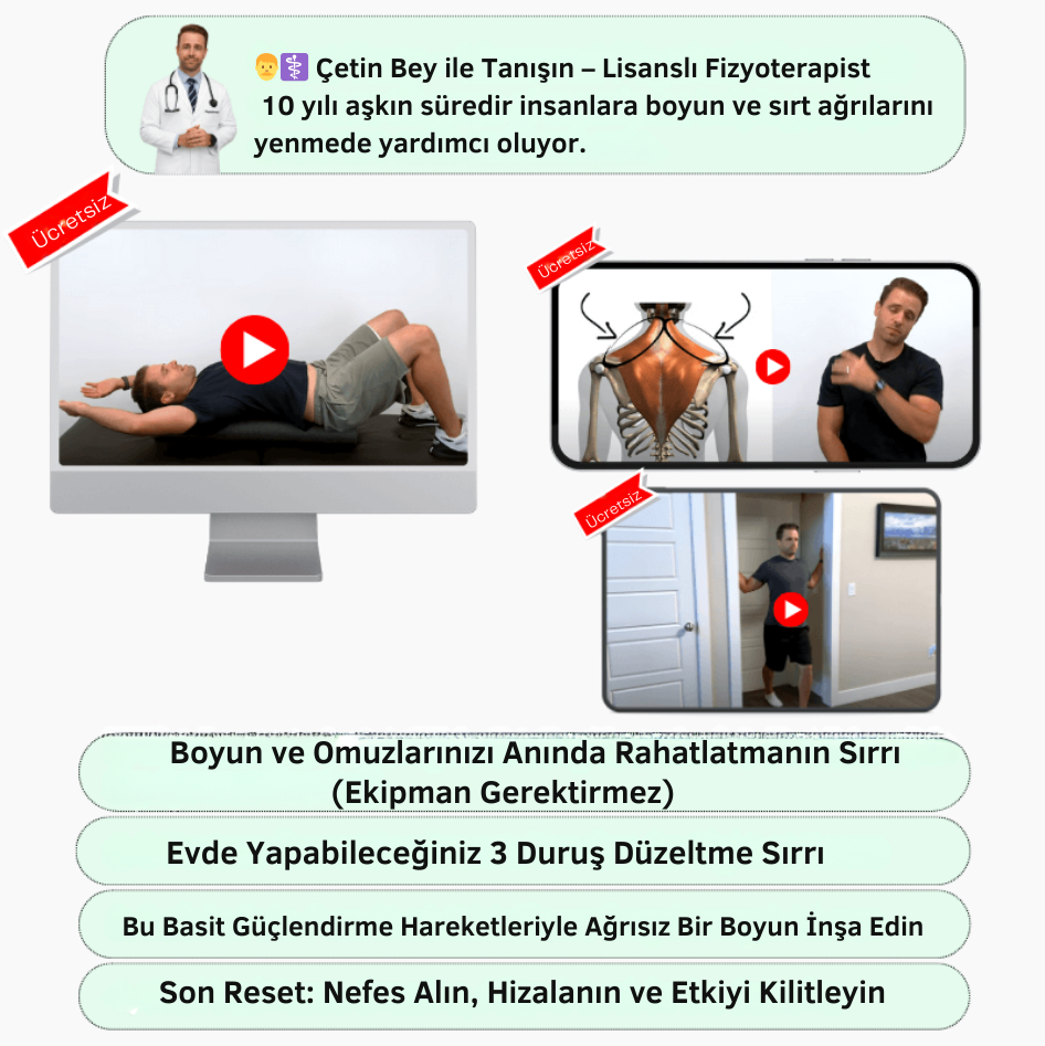 DoktorMedikal™ - Boyun Masaj Aleti 2.0 (Isı + EMS + Boyun Çekme Teknolojisi)