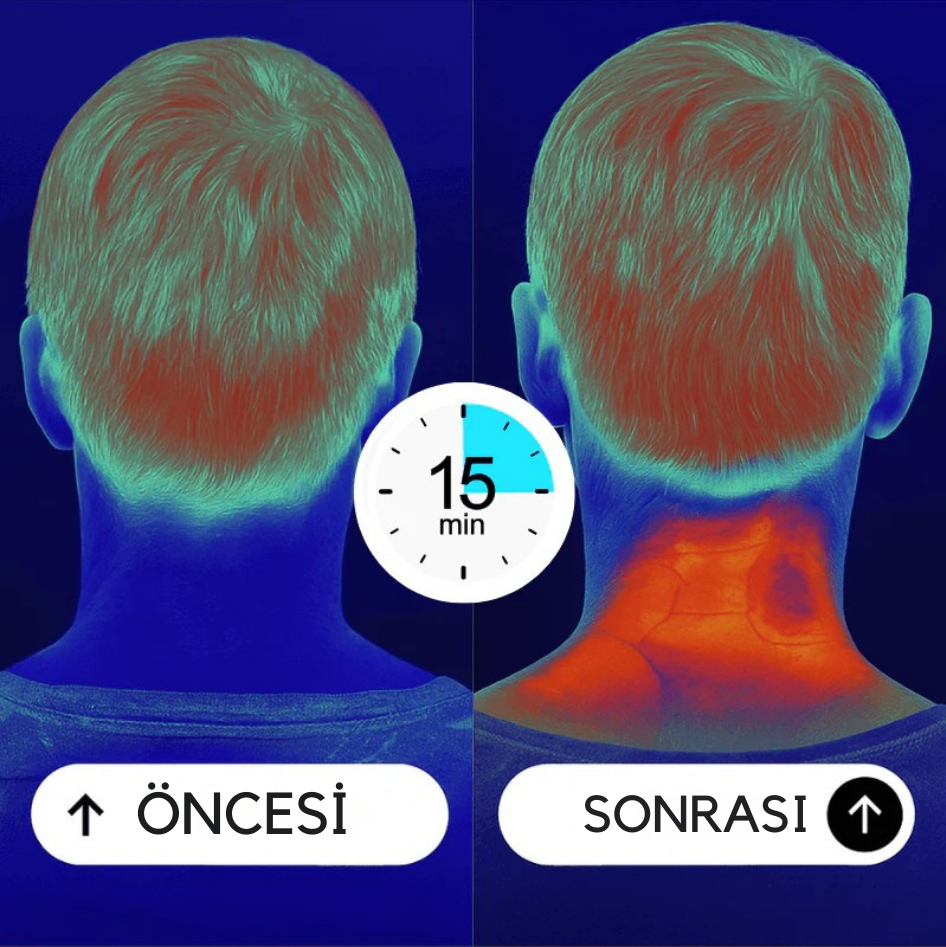 DoktorMedikal™ - Boyun Masaj Aleti 2.0 (Isı + EMS + Boyun Çekme Teknolojisi)