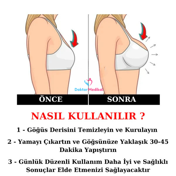 Doktor Medikal™ Kollajen Göğüs Büyütme Bandı