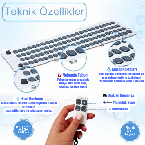 DoktorMedikal™ Jakuzi Banyo Matı