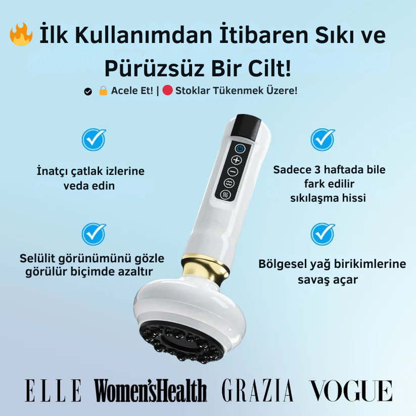 Doktor Medikal™ Selülit Masaj Aleti ( 7 Etkili Derin Dönüşüm Mekanizması )