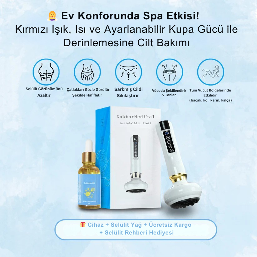 Doktor Medikal™ Selülit Masaj Aleti ( 7 Etkili Derin Dönüşüm Mekanizması )