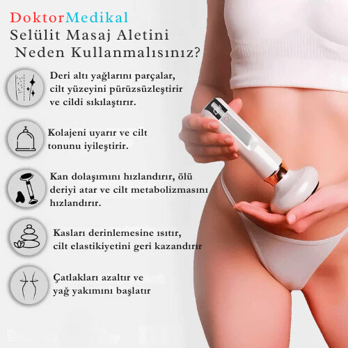 Doktor Medikal™ Selülit Masaj Aleti ( 7 Etkili Derin Dönüşüm Mekanizması )