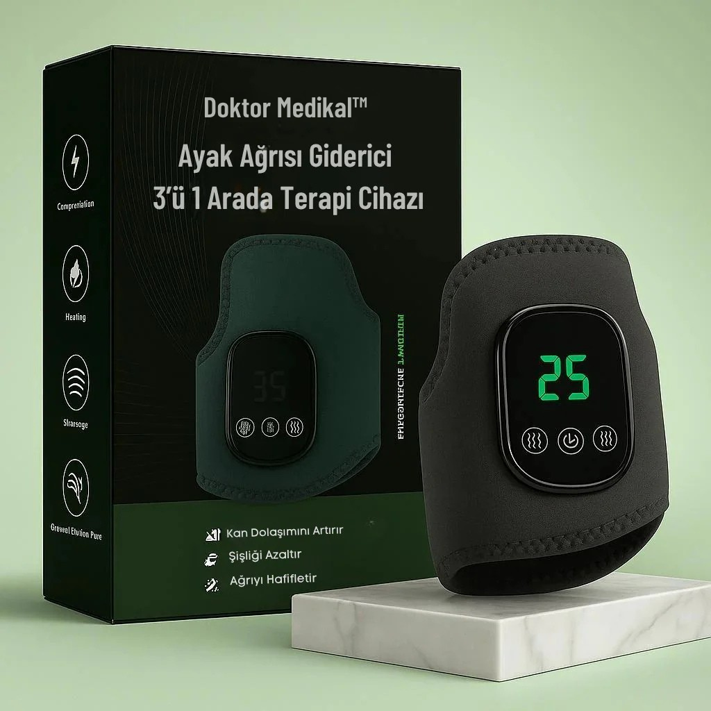 Doktormedikal™ Ayak Ağrısı Giderici 3’ü 1 Arada Terapi Cihazı