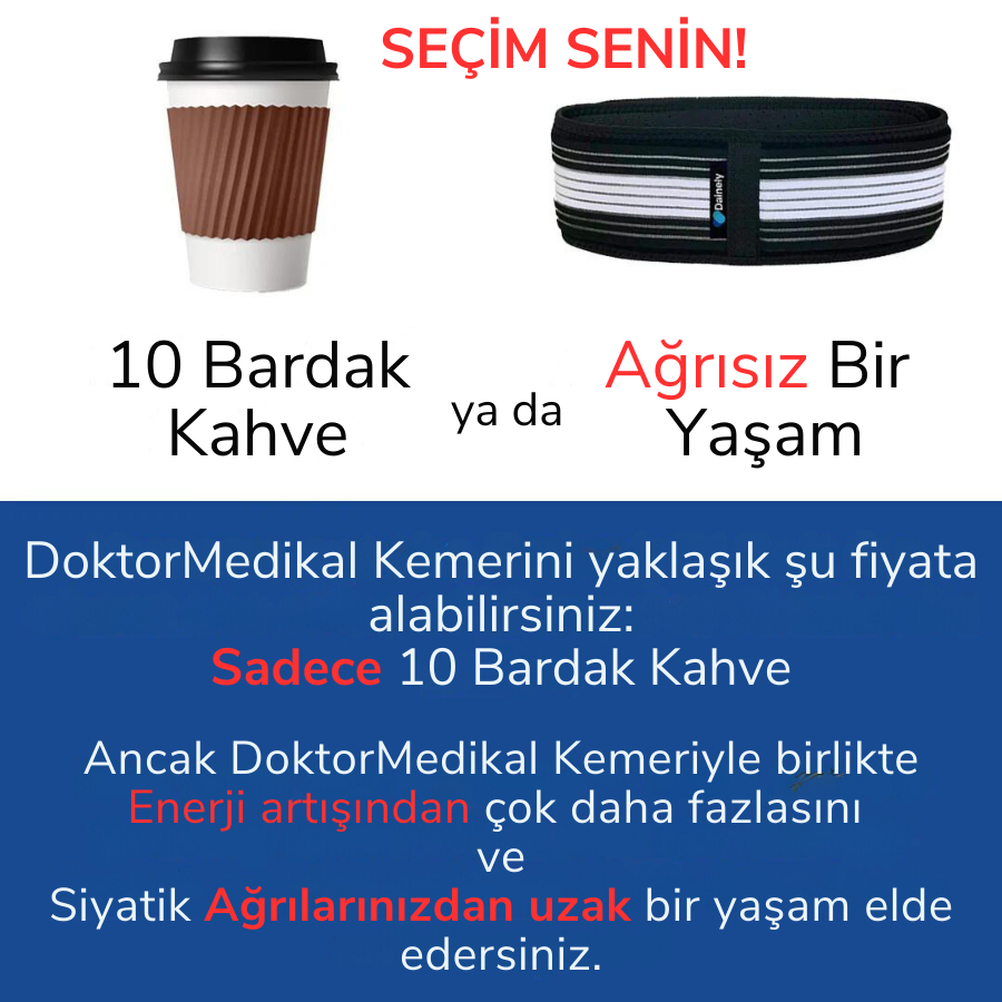 DoktorMedikal Siyatik Bel Kemeri