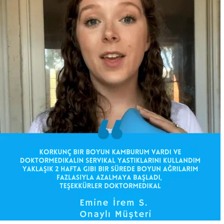 Doktor Medikal Servikal Boyun Yastığı