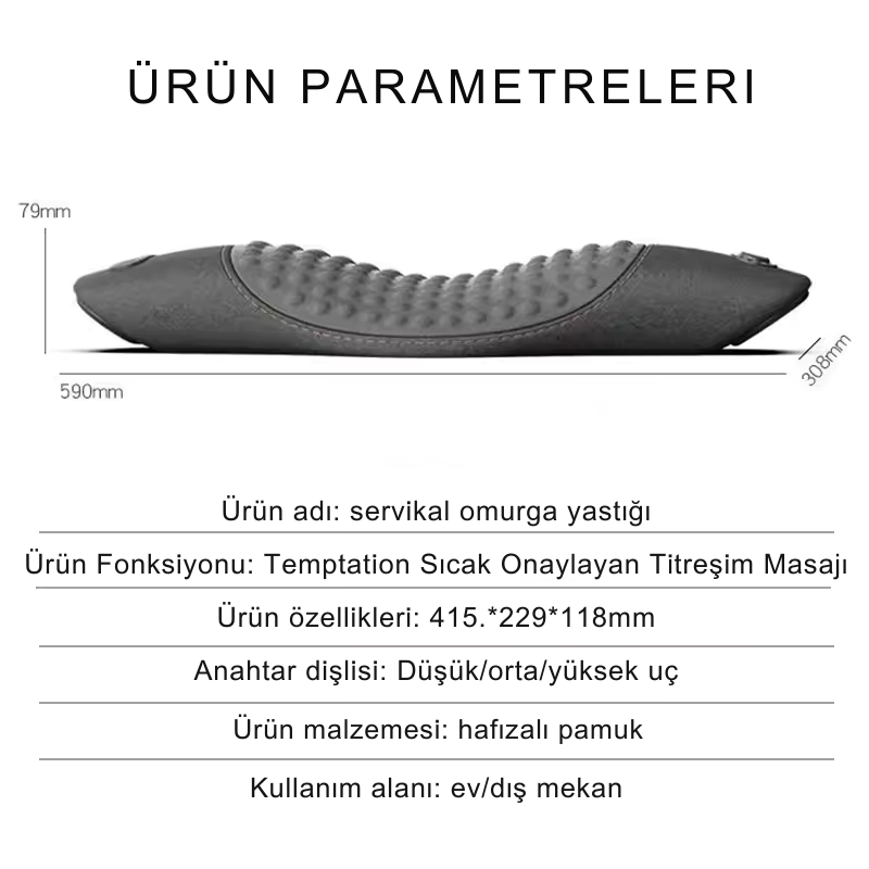 DoktorMedikal Elektrikli Bel Boyun Masaj Aleti
