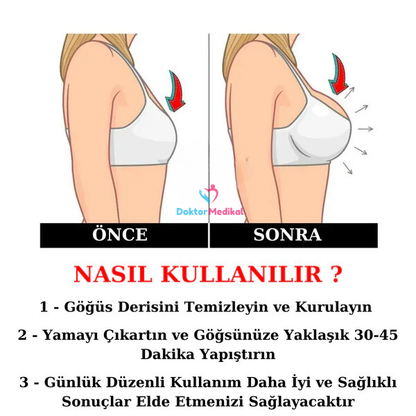 Doktor Medikal™ Kollajen Göğüs Büyütme Bandı