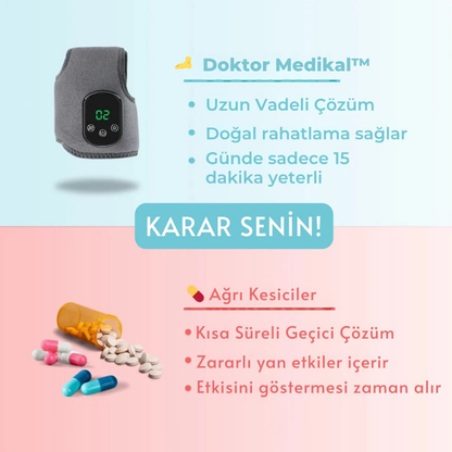 Doktormedikal™ Ayak Ağrısı Giderici 3’ü 1 Arada Terapi Cihazı